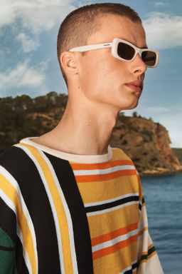 LIMITED EDITION CONTRAST STRIPED SWEATER - Zara фото 3