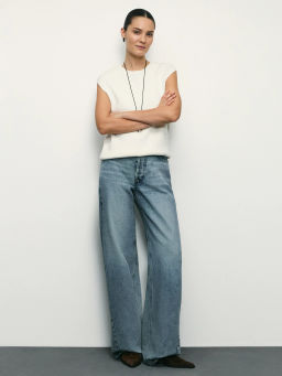 Джинсы wide loose со средней посадкой / Zarina