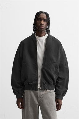COTTON BOMBER JACKET - Zara фото 10