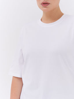 Футболка из хлопка FU21502WHT02 - Артесса фото 4