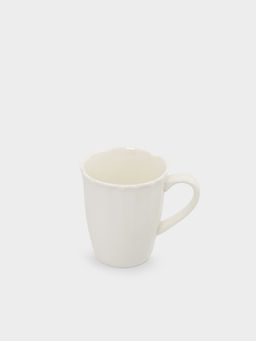 Кружка, 400 мл, фарфор P, белая, Волнистый край, White ocean - Anna lafarg фото 4