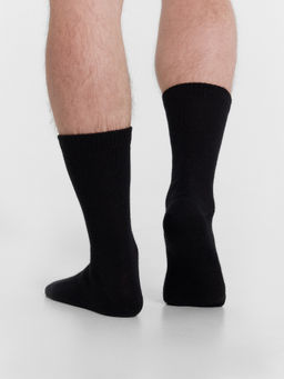 Цена за 5 пар! Носки мужские высокие черные