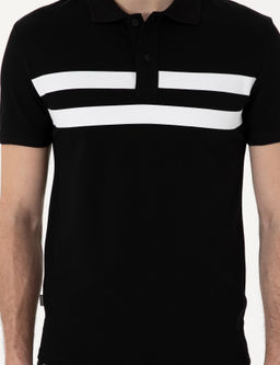 Siyah Slim Fit Ti__rt