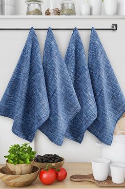 Набор полотенец из рогожки 4 шт Happy Fox Home  фото 30