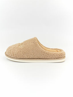 Тапочки домашние Indefini полиэстер бежевый  фото 3