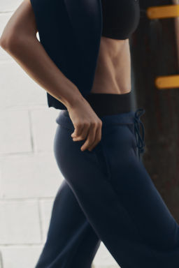 BASIC STRAIGHT PLUSH TROUSERS WITH ADJUSTABLE HEM - Zara фото 18