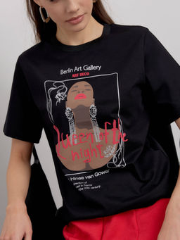 CONTE LD 2654 Футболка женская black-queen - Conte elegant фото 3