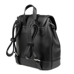 9933 black, Женский кожаный рюкзак, Barcelo Biagi