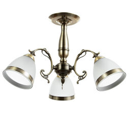 Люстра «Мадлен» 3×40 Вт E27 античная бронза 40×40×50 см