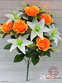 Букет искусственных цветов 20 шт