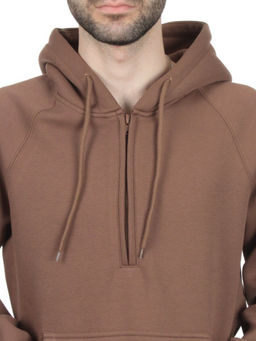 E21 DK. BROWN Худи мужское (90% хлопок, 10% полиэстер)