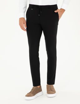 Siyah Klasik Jogger Pantolon - Pierre cardin фото 2