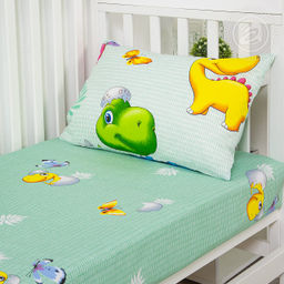 Гоша Детский/Пододеяльник: 1 шт. - 147*112; Простыня: 1 шт. - 150*110; Наволочка: 1 шт. - 40*60; Бязь ясельная - Артпостелька фото 4