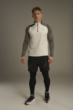 Тайтсы 2-в-1 Черный ANTA RUNNING 2 in 1 Pants