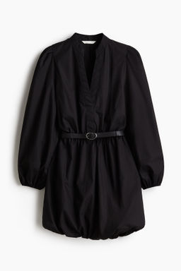 Vestido burbuja con cintur?n