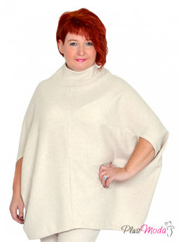 Туника-пончо Модель №1430 размеры 44-84 - Plusmoda фото 11