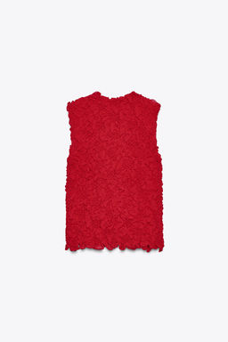 TEXTURED KNIT TOP - Zara фото 8