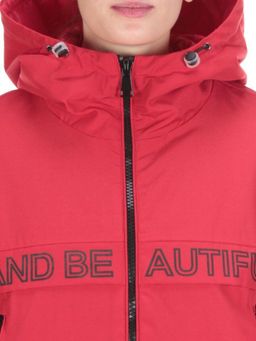 009 RED Куртка демисезонная женская (100 гр. синтепон) - Fashion фото 10