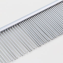 Расчёска металлическая большая, редкие и частые зубья, 19 х 5 см - Пижон фото 3