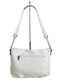 Женская сумка из искусственной кожи, цвет белый - Greta фото 2