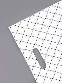 Цена за 50 шт. Пакет «Синий бантик», полиэтиленовый, с вырубной ручкой, 40×31 см, 30 мкм