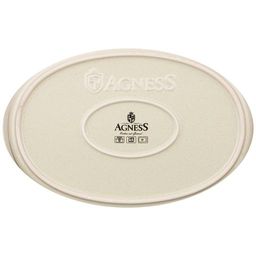 БЛЮДО ДЛЯ ЗАПЕКАНИЯ AGNESS MODERN KITCHEN ОВАЛЬНОЕ БЕЖЕВОЕ 2600 МЛ 37*23*8 СМ  фото 3