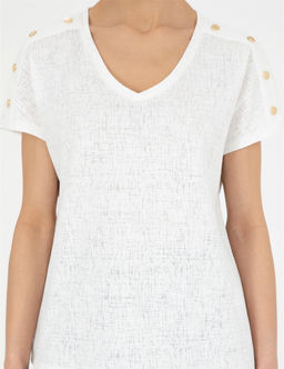 Ekru Regular Fit Ti__rt - Pierre cardin фото 6