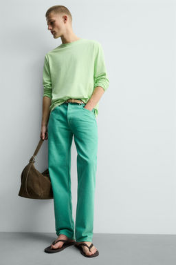 LIMITED EDITION STRAIGHT-LEG JEANS - Zara фото 6