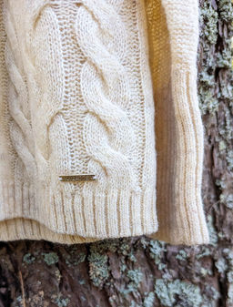 VILATTE / Удлиненный свитер тонкой вязки с шерстью  фото 2