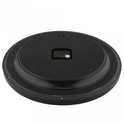 Часы настенные "Маэстро" д37,5см, h5,5см, мягкий ход, циферблат белый; цифры арабские, черный; корпус пластик, черный; в коробке (Китай)