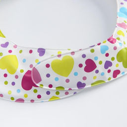 Нагрудник для кормления Крошка Я «Весёлая панда» непромокаемый на липучке, с карманом, мягкий