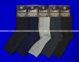 Цена за 12 пар. Байвей носки мужские артикул 508 с массажным эффектом 42-48 (фактически 41-45)  фото 22