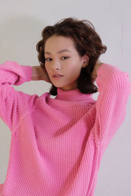 10817 Свитер-реглан нежно-розовый - Martichelli фото 11