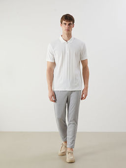 Polo Yaka Penye Erkek Ti??rt