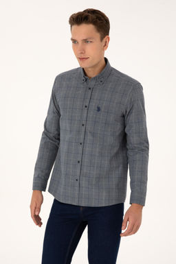 Erkek A__k Lacivert Uzun Kollu G_mlek - U.s. polo assn фото 3