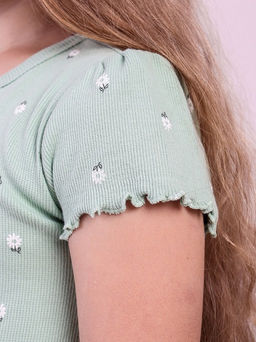 CRB wear / CWKG 63931-37 Платье для девочки,зеленый  фото 6