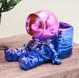 Подставка для канцелярских принадлежностей Astronaut, blue metallic