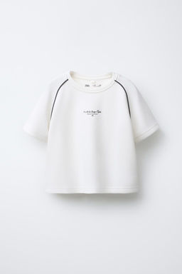 MODAL SLOGAN T-SHIRT - Zara фото 2