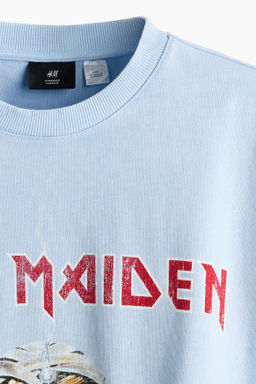 Camiseta estampada de algod?n Oversized Fit - H&m фото 7