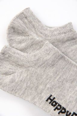 Цена за 6 шт. Однотонные укороченные носки Happy Fox  фото 3