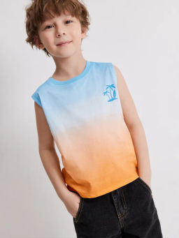 ACOOLA / Мaйка детская для мальчиков Hogan голубой принт