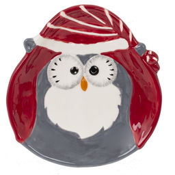 Тарелка "Сова", L13,5 W12,5 H2 см, 2в.