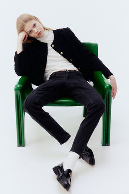 Slim Straight Low Ankle Jeans - H&m фото 2