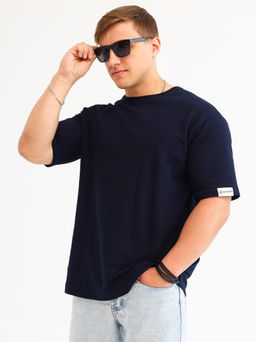 Футболка oversize Bearcape Ф2 (т. синий)