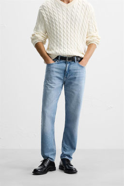 SLIM FIT TAPERED JEANS - Zara фото 30
