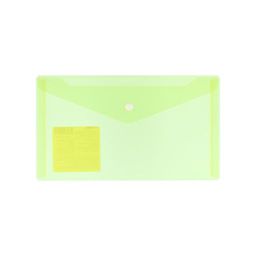 Expert Complete Premier Папка-конверт с кнопкой travel 180 мкм волокно 12 шт. лайм 220571