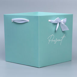 Цена за 5 шт. Коробка подарочная с лентами Present, 19×19×19 см