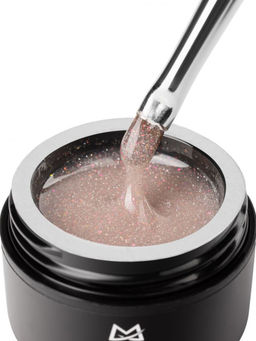 Manita Professional Гель моделирующий для ногтей с хлопьями юки / Builder Gel Flash №05, 15 мл  фото 5