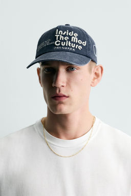 GORRA TEXTO BORDADO / Marino - Zara фото 5