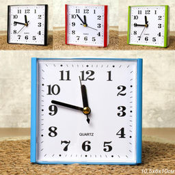 Будильник 10 см / XD922 /уп.100/ плавный ход/ микс